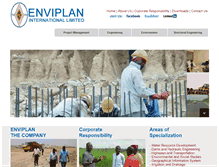 Tablet Screenshot of enviplaninternational.com